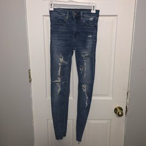 American Eagle Skinny Jeans size 00, regular